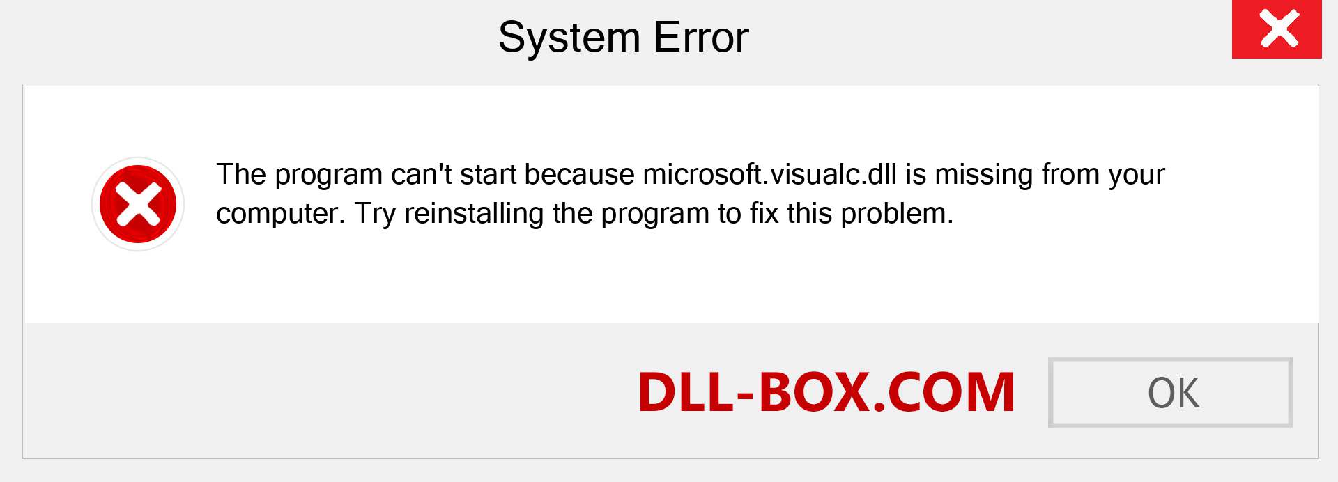  microsoft.visualc.dll file is missing?. Download for Windows 7, 8, 10 - Fix  microsoft.visualc dll Missing Error on Windows, photos, images